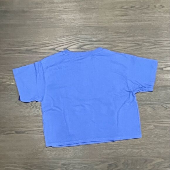 NWT Champion Periwinkle Blue Graphic Crop Top - Size XS - Picture 2 of 5